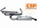 CSP Single tip uitlaat 