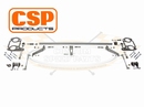 CSP Crossbar gasbediening 