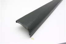 Running Boards black rubber mats left