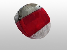 Rear light glass grey/red/white