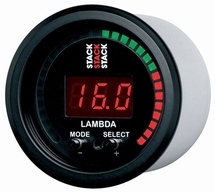 Stack Wideband Lambda Gauge black